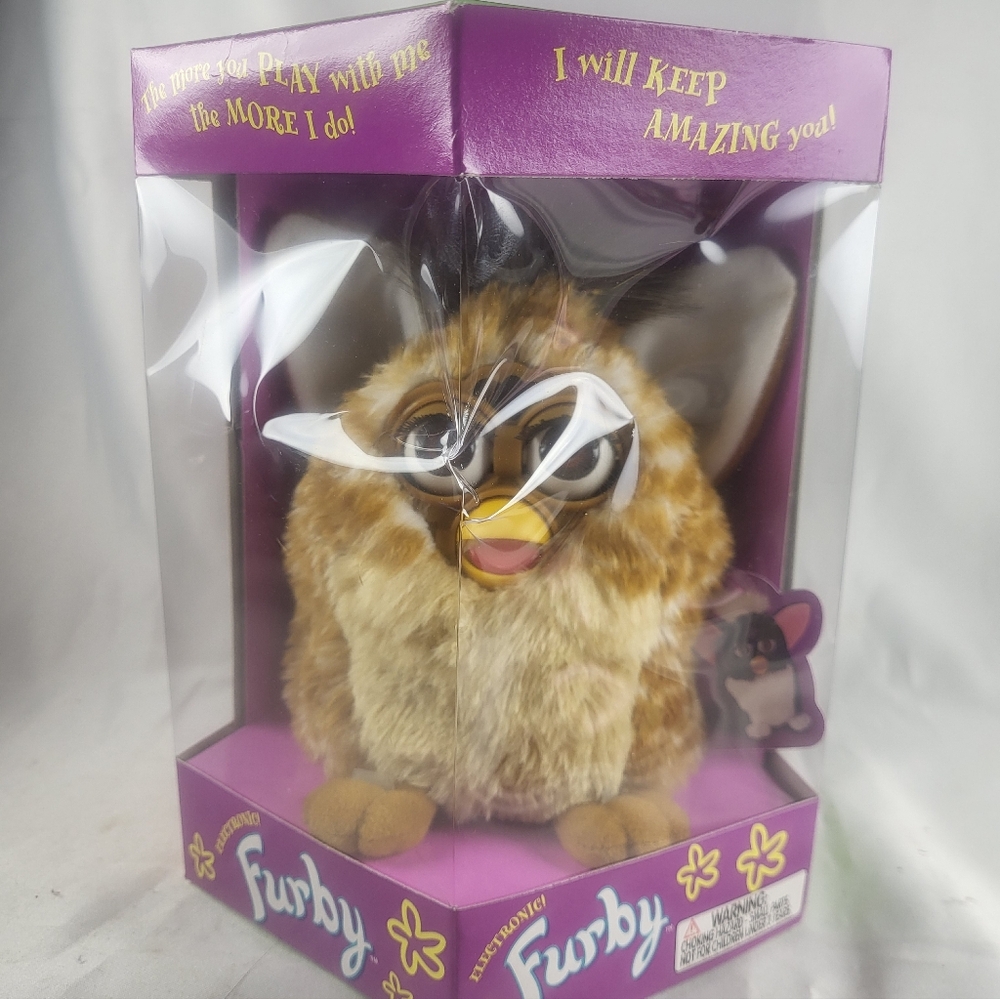 Furby Interactive Plush Toy - Brown and White
